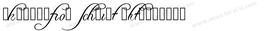 Ambassador Script Alts字体转换